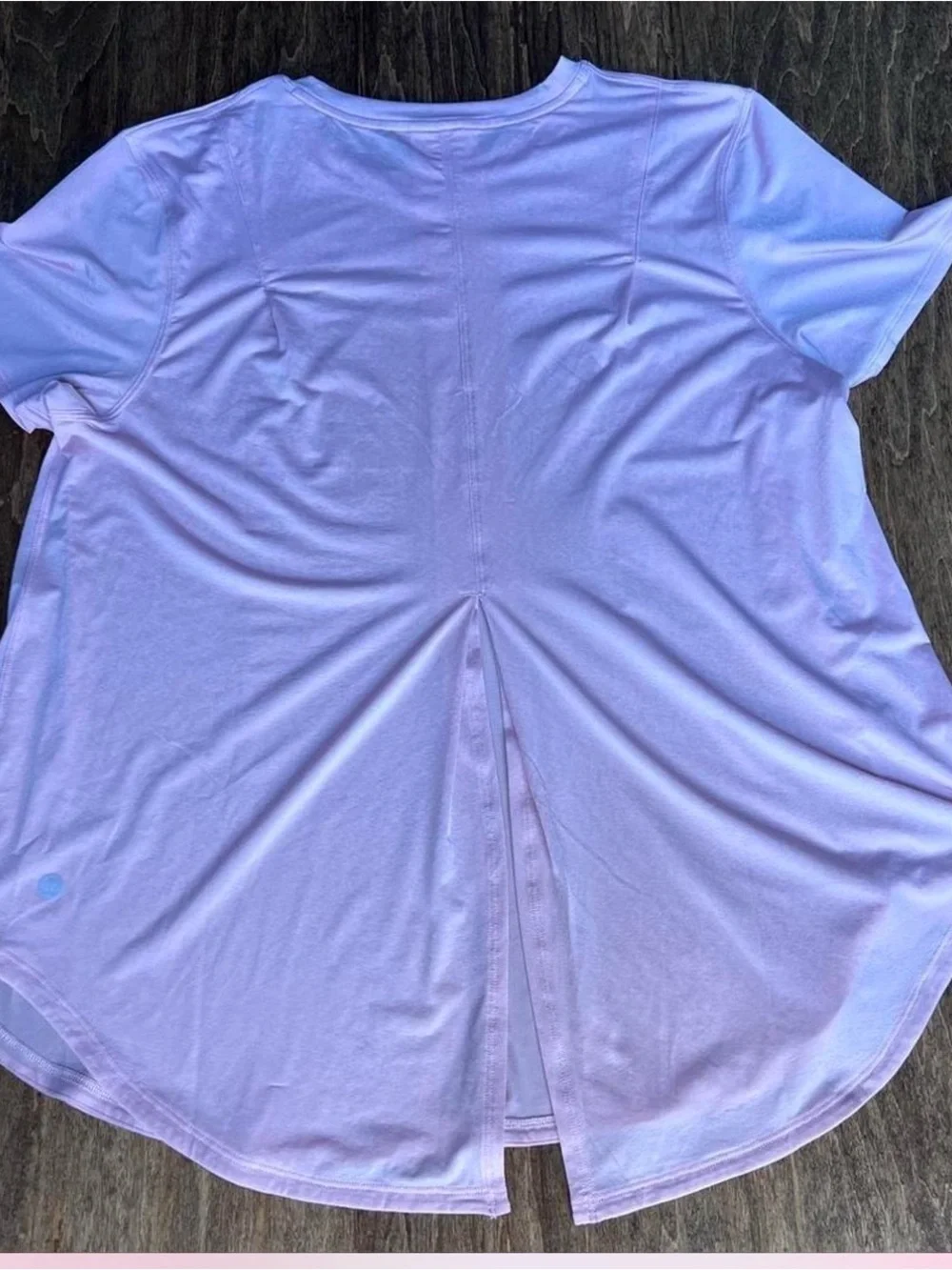 lululemon athletica Dusty Pink Short Sleeve Back-Slit Tee